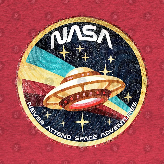 NASA Emblem - Never Attend Space Adventures (Acronym Collection) by Helgar